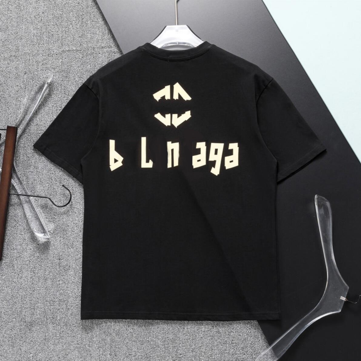 

Men Women Black White Tees Shirts Cotton 2023 Summer High Streetwear Short Sleeve Tshirts Workout Casual Outfit Clothes