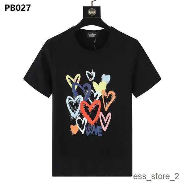 

Psycho Bunny Spring Summer Men t Shirt Skeleton Rabbit Print Free Transportation Fashion Street Tide Brand Tee 2 OB06