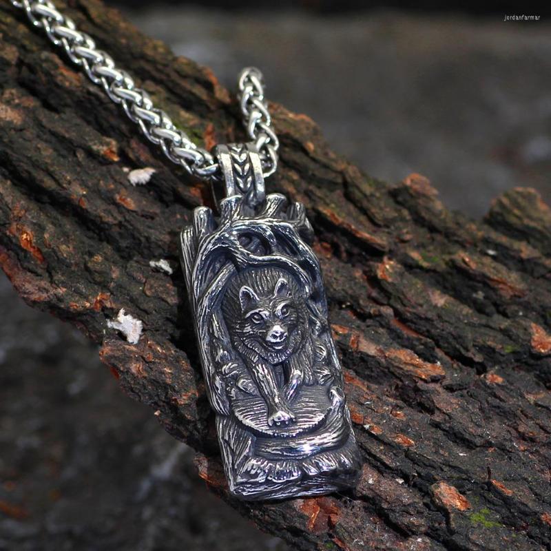 

Chains Gothic Norse Viking Wolf Necklace For Men Odin Gift Stainless Steel Pendant Jewelry