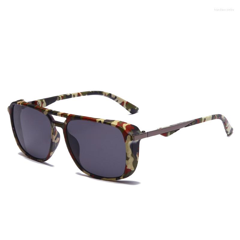 

Sunglasses Square Metal Big Frame Punk Retro Classic Pilot Leopard Print Fashion Women Uv400 Glasses