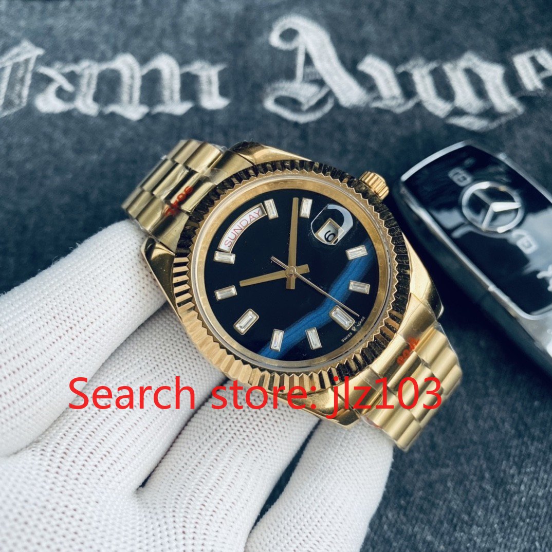 

LLS men's mechanical watch, sapphire mirror, diameter 41mm, precision steel strap. Fully automatic mechanical movement,aa