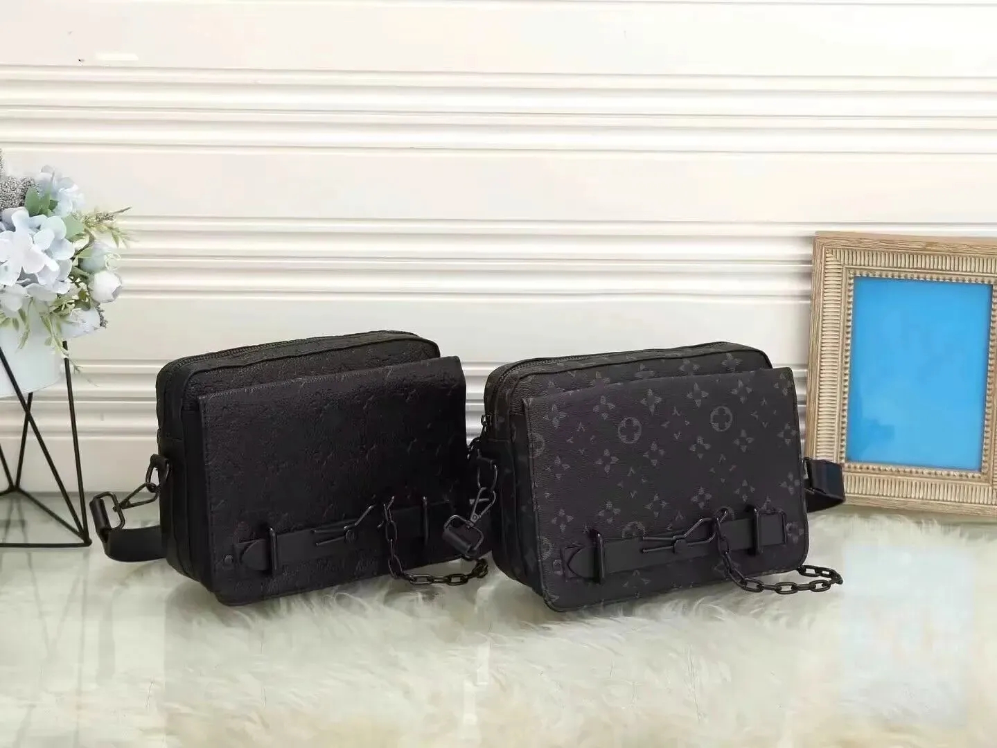 

MT Steamer Wearable Designer Shoulder Bag Soft Trunk Messenger Flap Embossing Leather Monograms Box Clutch Chain-pin Closure Wallet Purse Zipper handbag dhgate