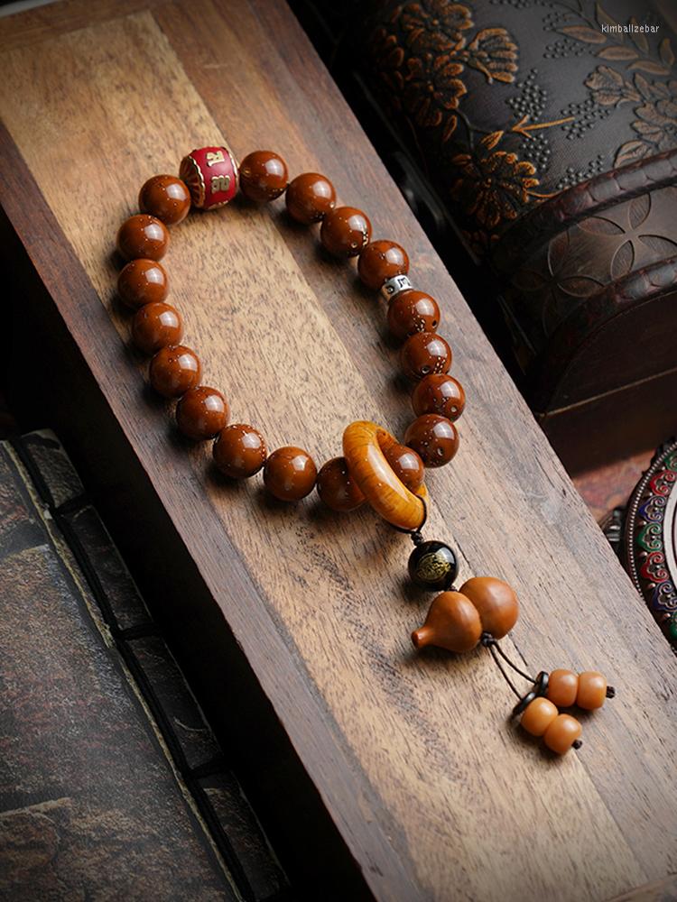 

Strand Handmade High-End Bracelet Natural Raw Seed Men And Women Accessories Bodhi Handheld Buddha Beads