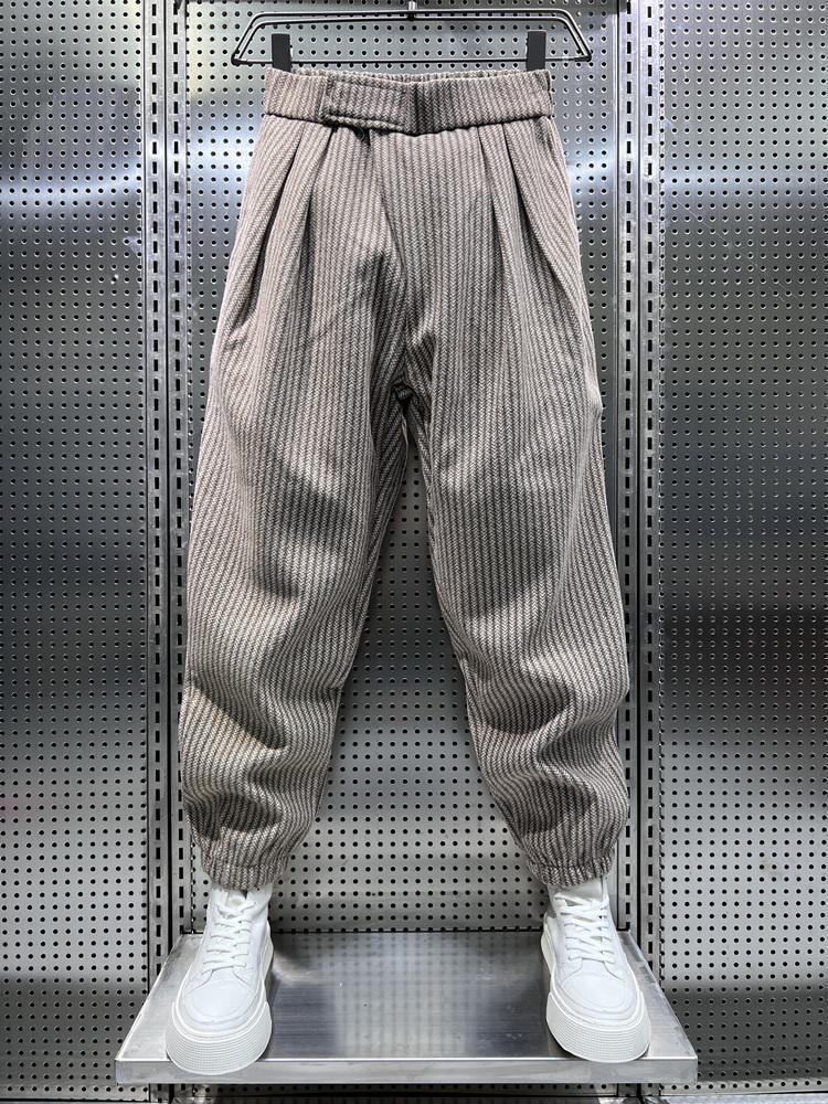 

Men's Pants Striped Loose Hip Hop Sportswear in Japanese Harajuku Trousers Luxury Brand Harem Sweatpants 230512, Khaki