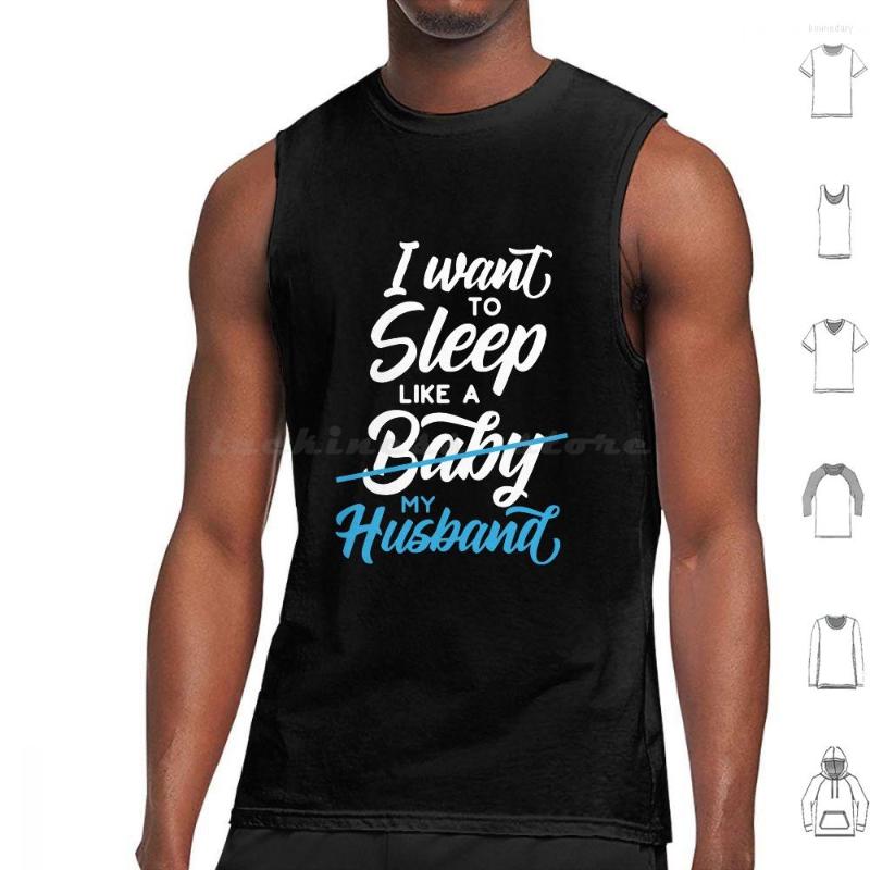 

Men's Tank Tops I Want To Sleep Like A Baby... Print Cotton Husband Lazy Tired Joke Humor Funny Sarcasm, M-tank-red