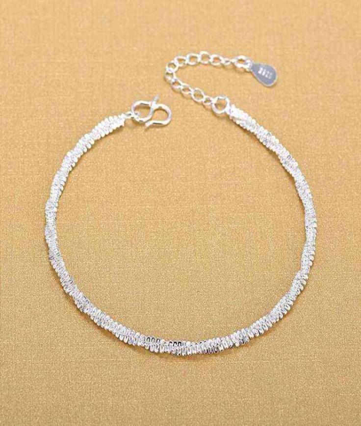 

Top Quality Silver Bracelets 925 Sterling Fashion Fine Bracelet Gift1406583