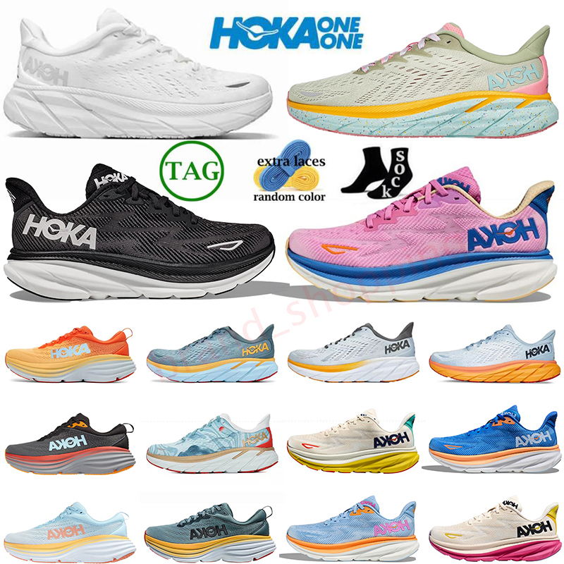 

With Socks Casual Hoka Shoes Hokas One Bondi 8 Carbon X 2 triple black white harbor mist lunar rockhot coral Clifton 8 9 Summer Women Mens outdoor trainers sneakers, A15 bondi 8 (12) shifting sand 36-45