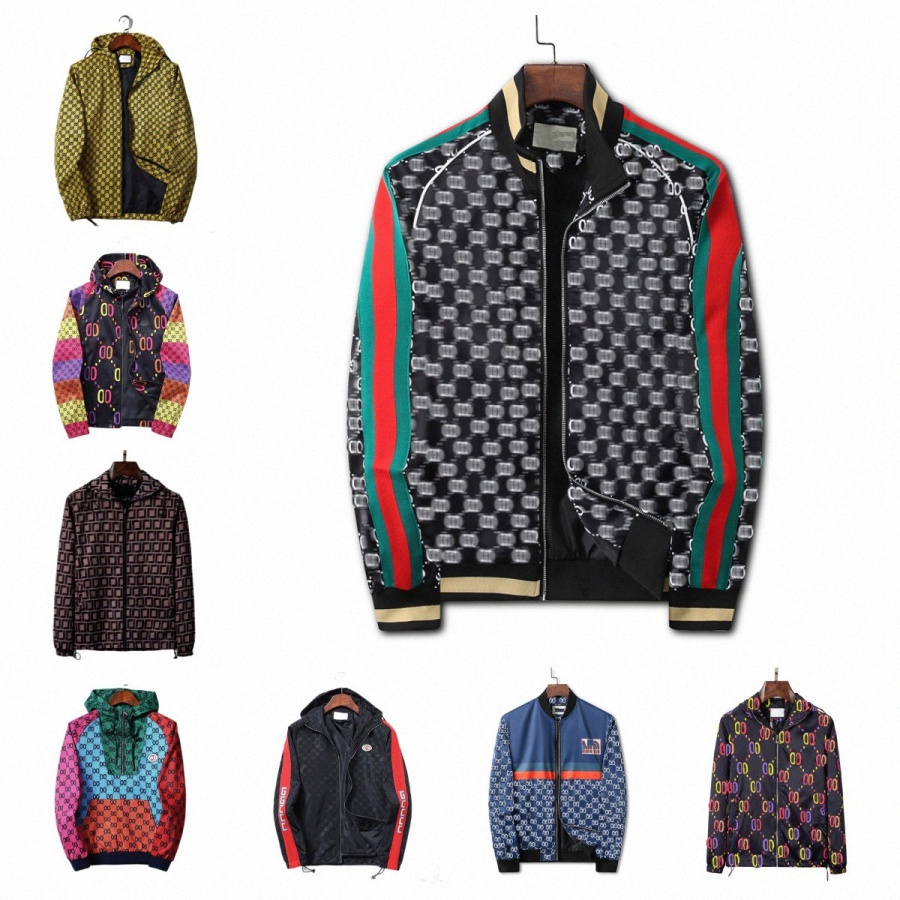 

New Designers Mens Parkas Jackets Mens Spring Autumn Outerwear Bomber Jacket Quality Smooth Soft Brand Jackets Prints Letter Embroidery F36A#, 10