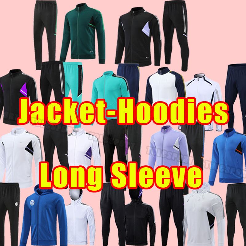 

22/23 CAMAVINGA HAZARD soccer tracksuits 2022 REAL MADRIDS BENZEMA RODRYGO RUDIGER MODRIC MARCELO ASENSIO LUCAS V TCHOUAMENI VALVERDE long sleeve hoodies jacket, As shown