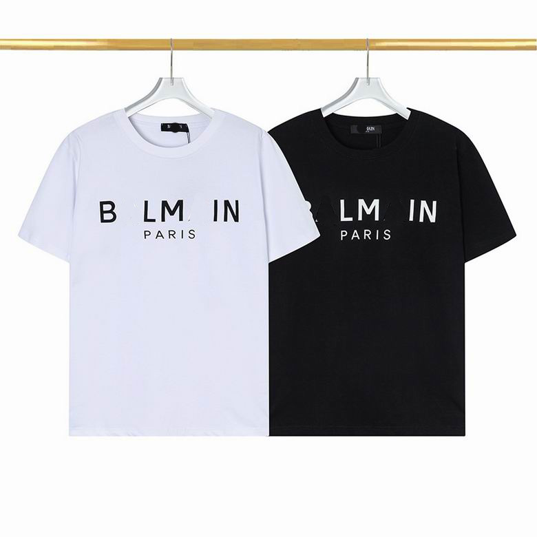 

BM Luxury Summer Mens Trend T-shirt Designer Print Tshirt Fashion Casual Couple Short Sleeve Tees Comfort Men Women Hip Hop, White