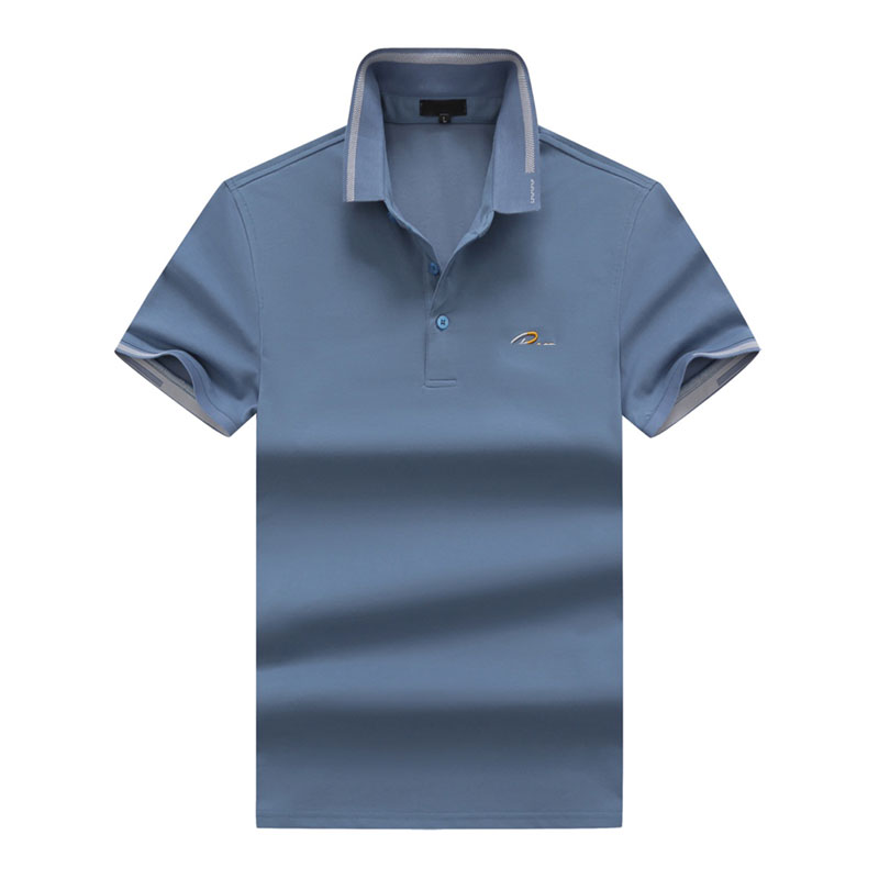 

Mens Polos Designer boss Striped Polo Collar Men High Quality Embroidery Short Sleeve Casual Pure Cotton Solid Color High Street Homme Casual Sports Shirt