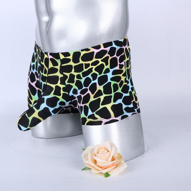 

Underpants Fashion Sexy Boxershorts Men Printed Elephant Nose Pouch Boxer Briefs Underwear Bikini-Trunks Shorts Panties Lingerie, Daisy