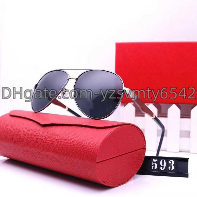 

luxury Designer Sunglasses rimless glasses caddis eyewear lunette Fashion Wooden eyewear Big Square Gold Frame UV400 Beach Show square sunglass With box VSV3 aaa