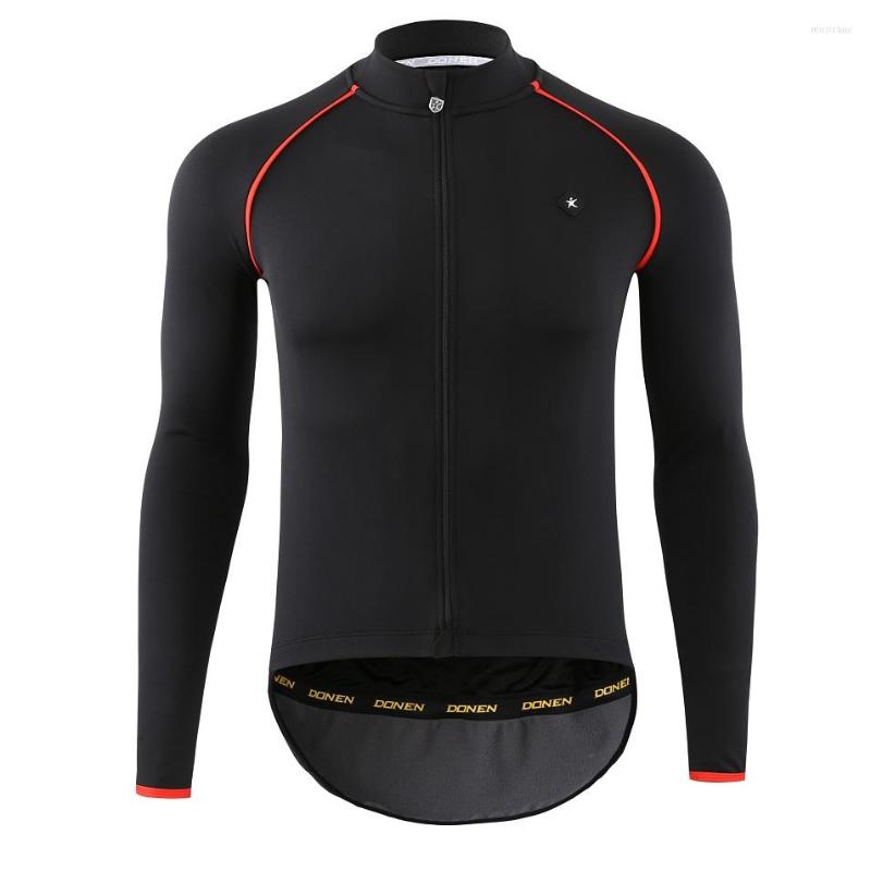 

Racing Jackets DONEN Autumn Winter Black Soft Thickening Men Cycling Windproof Jacket Coat Keep Warm Bike Clothings, Yellow
