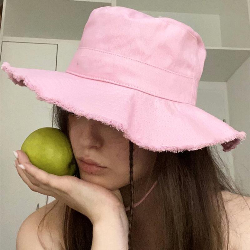 

Wide Brim Hats Woman Summer Bucket Hat, Khaki
