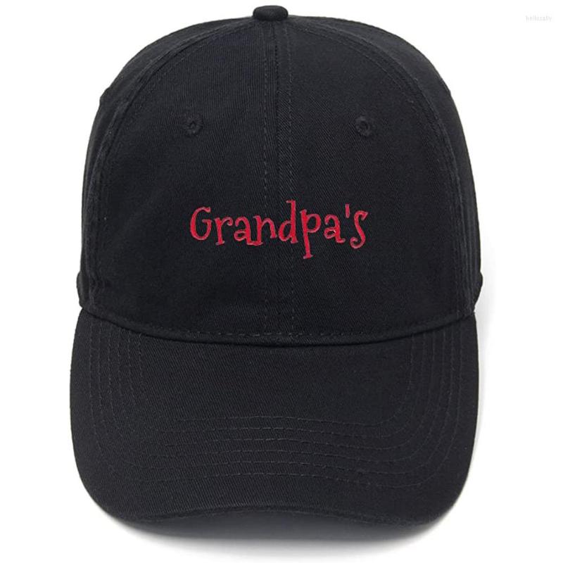 

Ball Caps Lyprerazy Men's Baseball Cap Grandpas Embroidery Hat Cotton Embroidered Casual, Black
