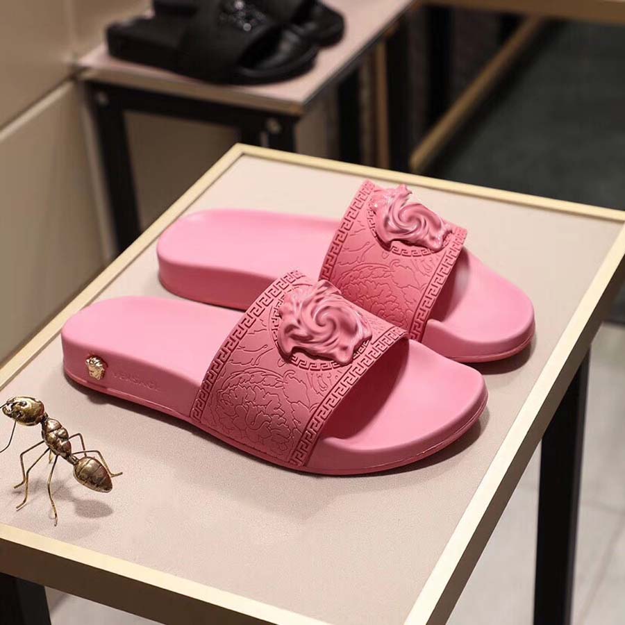

Designer Women Sandals Blade Sandal Hemp Rope Woven Metal Chain Slides Platform Slippers Elegant Simple Material Slipper, #11