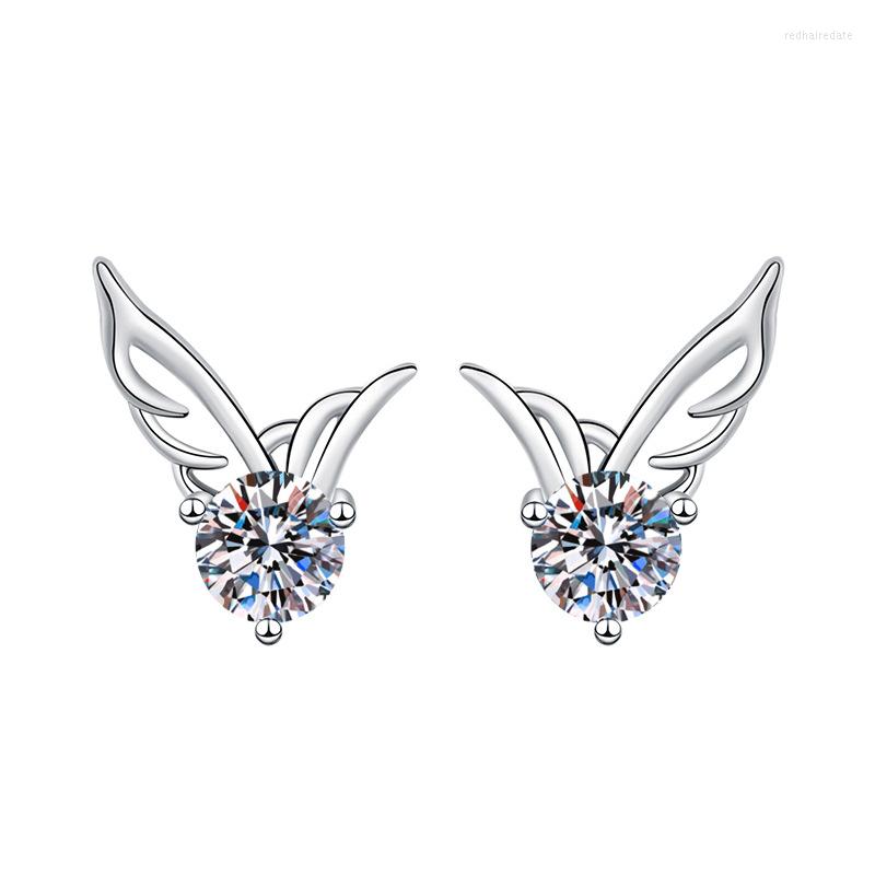 

Stud Earrings Simple And Creative Angel Wing Small Fresh Personality Girl For Girlfriends Birthday Gift