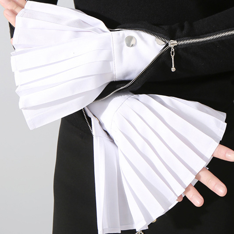 

Sleevelet Arm Sleeves Cotton wilde fake sleeve cuffs Pleated decorative shirt sleeves Mysterious decorated Lace Fake Sleeve Decorated Cuffs Pearl 230512