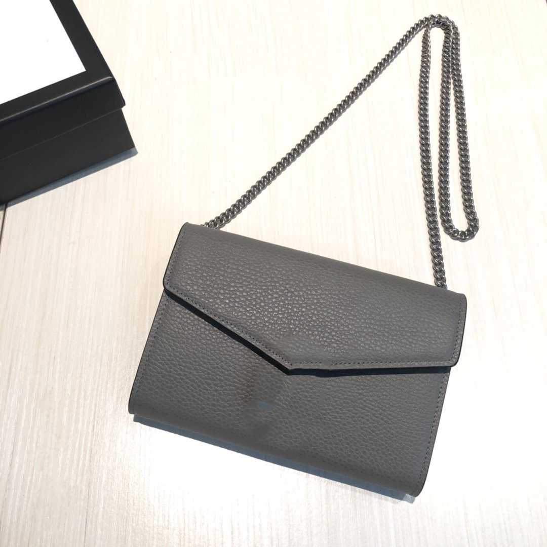 

High-end cowhide clutch 2023 New Fashion Casual Women's Bag Shoulder Crossbody Bag, Chain