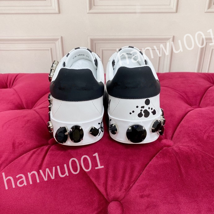 

New Casual shoes Men designer sneaker White Leather Calfskin Sneakers Shoes Comfort Outdoor Trainers Women's Walking, 02