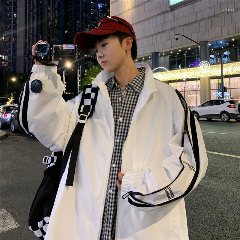 

Men's Jackets Sun-proof Clothes Men Thin Breathable Fashion Casual Simple Jacket Outdoor Sports, White
