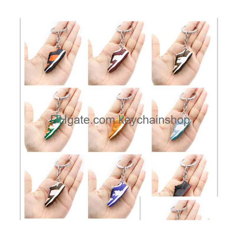 

Key Rings 20 Styles Designer Sneaker Keychain Party Gift Stereoscopic 3D Sports Shoes Ring Girl Boy Creative Birthday Bag Pendant Dr Dhh7X