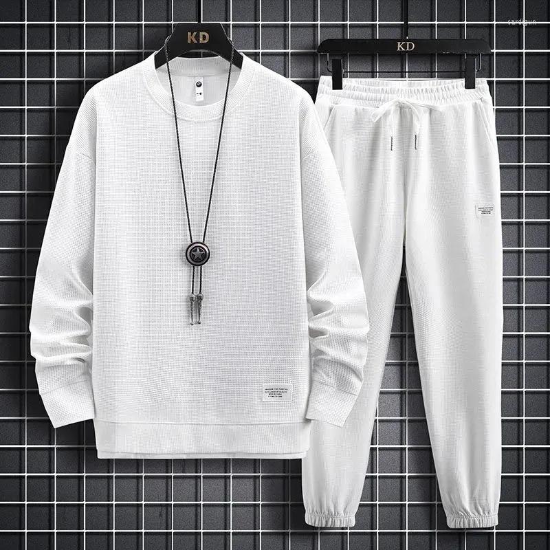

Men's Tracksuits 2023 Autumn Men's Solid Hoodies Pants Sets Sweatshirt Sweatpants Men Hoodie Pant Pullover Hoody Suits Male S-5XL 7811, 1sg