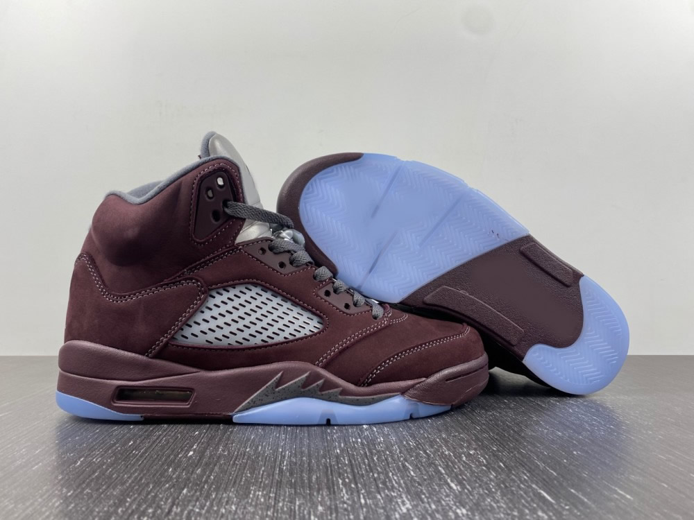 

Authentic Jumpman 5 Mens Basketball Shoes Jordens 5s Burgundy 2023 Deep Burgundy Light Graphite Silver Men Trainers Sport Sneakers, #1