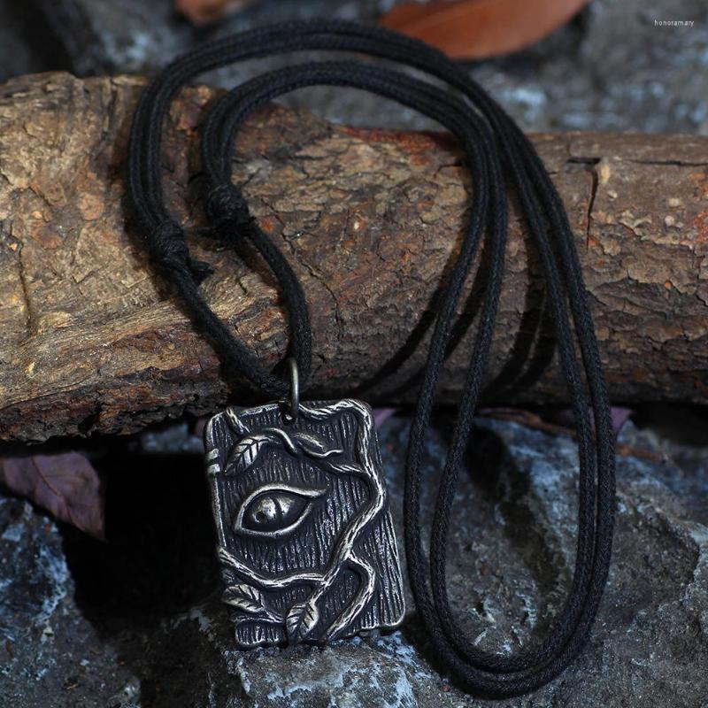 

Chains Men Punk Gothic Forest Book Of Secrets Necklace Stainless Steel Jewelry Gift