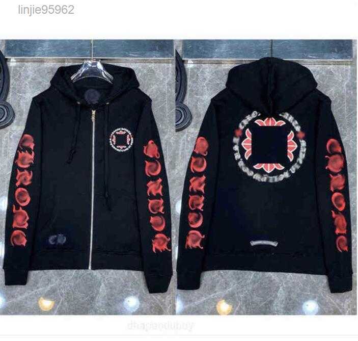 

Fashion Men's Jackets Designer Zipper Sweatshirts Heart Horseshoe Cross Print Brand Ch Hoodies Women Chromes Coat Casual Pullover Loose Sweater Jacket3hau, 11