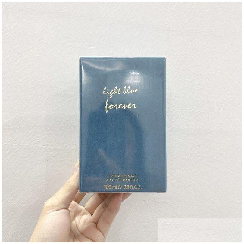

Anti-Perspirant Deodorant Wholesale Direct Light Blue Per For Men Women Fragrance Pour Homme Eau De Parfum 100Ml Cologne Spray Good Dhomk