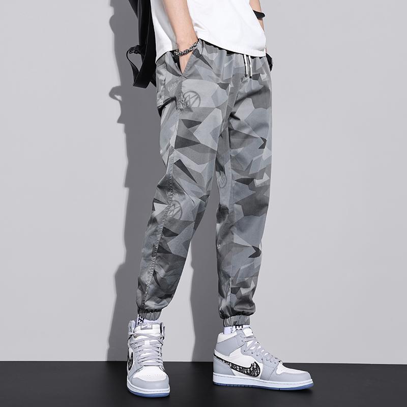 

Men' Pants Joggers Cargo Men Harem Multi-Pocket Camouflage Man Sweatpants Streetwear Casual Plus Size Trousers M-4XLMen, Black