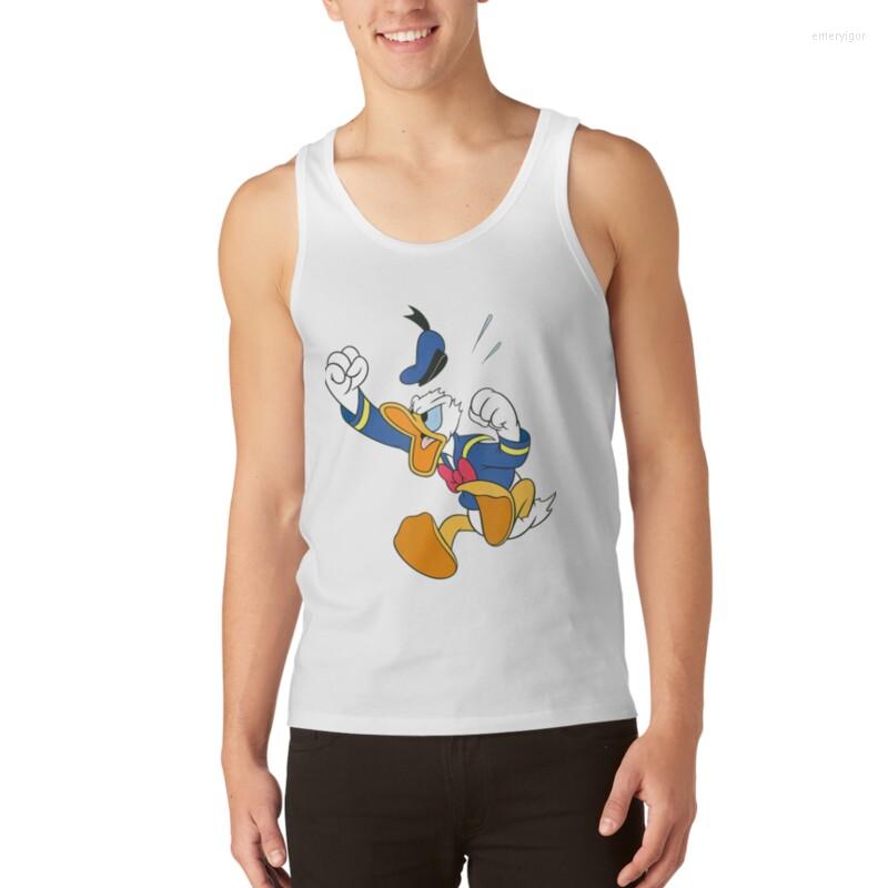 

Men' Tank Tops Donal DuckTank Top Sleeveless Vest Men Tshirts For, Gray