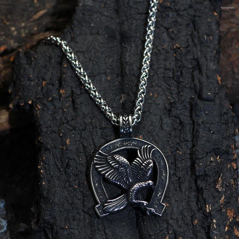 

Chains Punk Goth Animal Eagle Pendant Necklace Stainless Steel Men Gift
