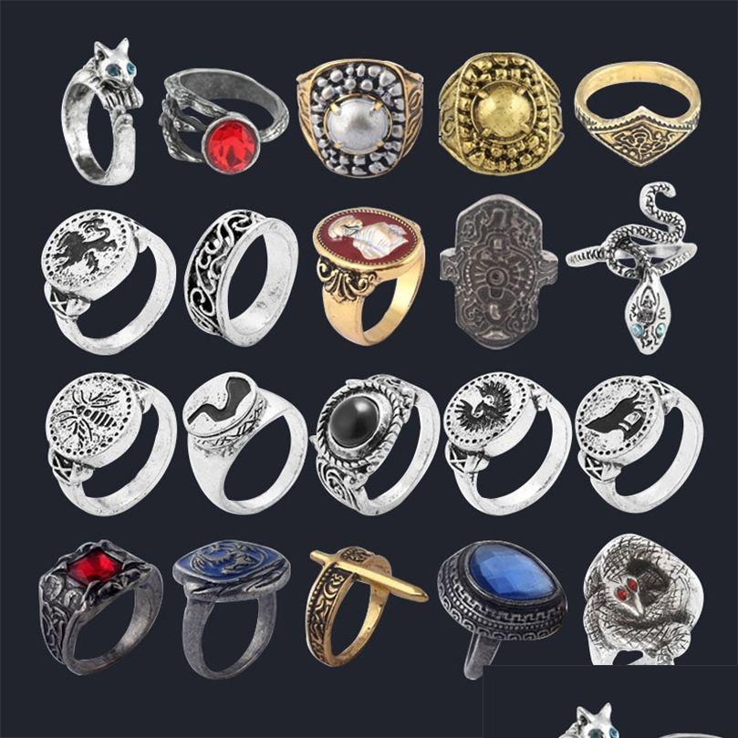 

Rings Game Dark Sos Series Men Havels Demons Scar Chloranthy Badge Metal Ring Male Fans Cosplay Jewelry Accessories 220728 D Dhqmt