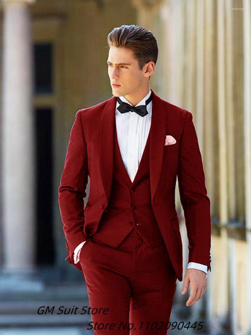 

Men' Suits Graceful 3-Piece High Quality Blazers Set Slim Fit Formal Business For Male Wedding Party 2023 Groom Costumes, Green