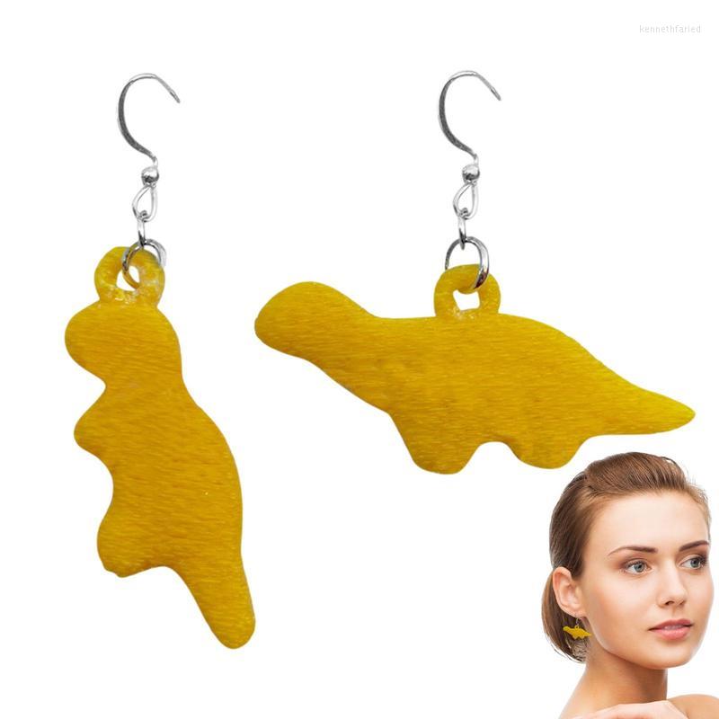 

Dangle Earrings Fashion Acrylic Dinosaur Chicken Cute Animal Drop Food Jewelry Women Novelty Holiday Gift