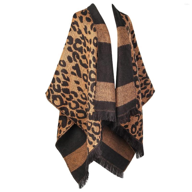 

Scarves Women's Printed Tassel Open Front Poncho Cape Wrap Shawl