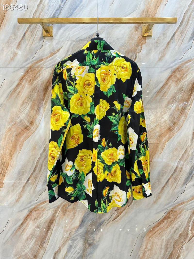 

Men's Casual Shirts Ma1014 Fashion Men's 2023 Runway Luxury European Design Party Style Clothing, Yellow