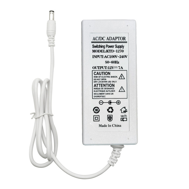 

84W monitoring router power 12V7A desktop adapter