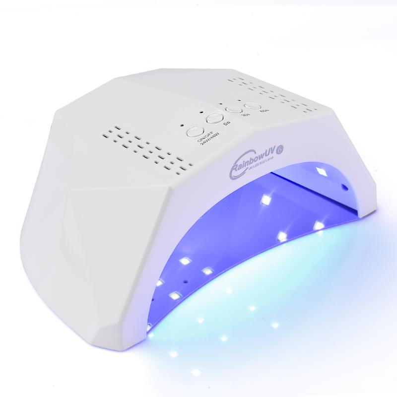 

Nail Dryers 54w 36 Leds UV LED Lamp Dryer For All Gel Polish Manicure Machine Salon Quick Drying Time Setting 5S 30S 60S Adjustable, 51.43