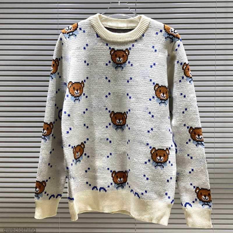 

Love Mens fox Designers Pullover Sweaters Hoodie Long Sleeve Sweater Sweatshirt Knitwear Embroidery print letter Womens Clothing Winter Clothes S- FHDT