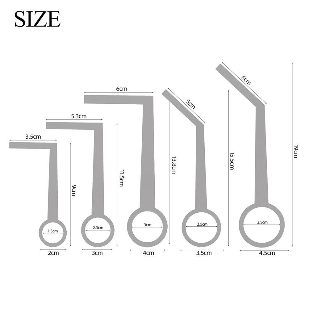 

Brass 5 Pcs Saxophone Sound Hole Leather Pad Airtightness Adjustment Tool Kit Professional Standard Saxophone Tube Key Repair Tool