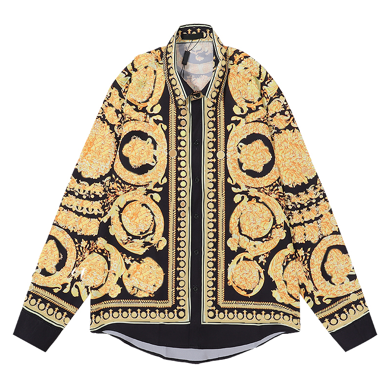 

2023 Summer High-end Mens Designers Shirts Casual Loose Tees With Letters Print long Sleeves Top Sell Fashion Men Size M-XXXL