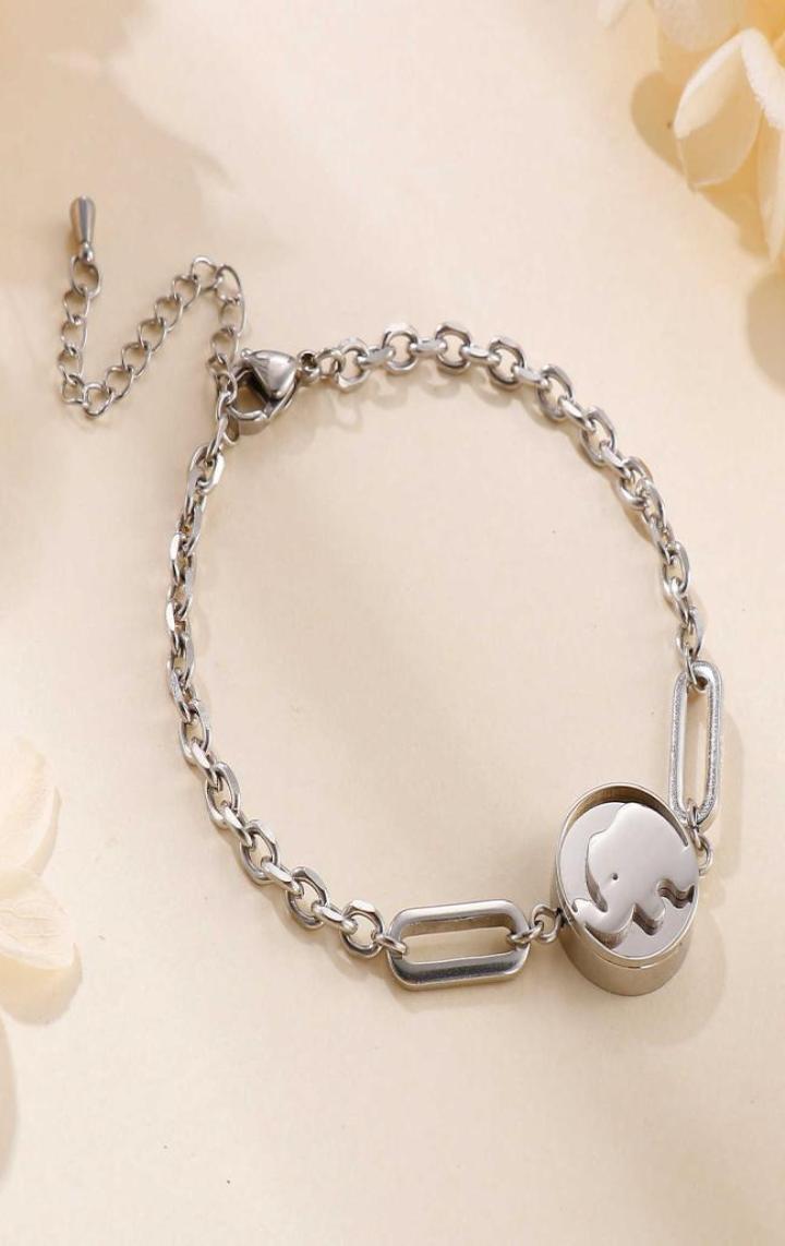 

Cute Animal Bracelet Female Stainless Steel Ladies Jewelry Lucky Bohemian Elephant Friendship Gift3542491
