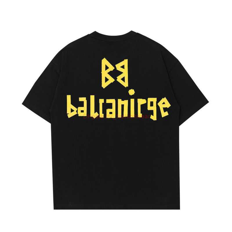 

Designer Fashion Clothing French Paris BB Luxury TShirt Tees 23 New Paired b Family Tshirt Mens Womens Shoulder Drop Print Couple Fashion Versatile Original Short Sl, White