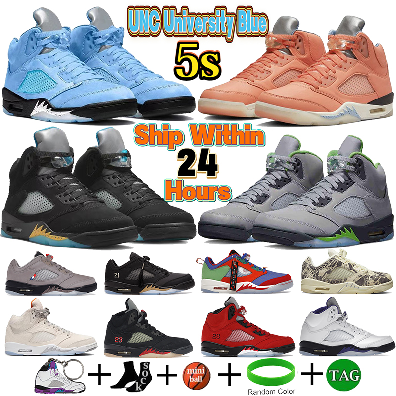 

Men 5 Basketball Shoes 5s UNC University Blue Aqua SE Craft Green Bean What The Low Paris Pumice Sport Sneakers Jumpman Shoe Mens Leather Mesh Outdoor Trainers, 07 low paris pumice