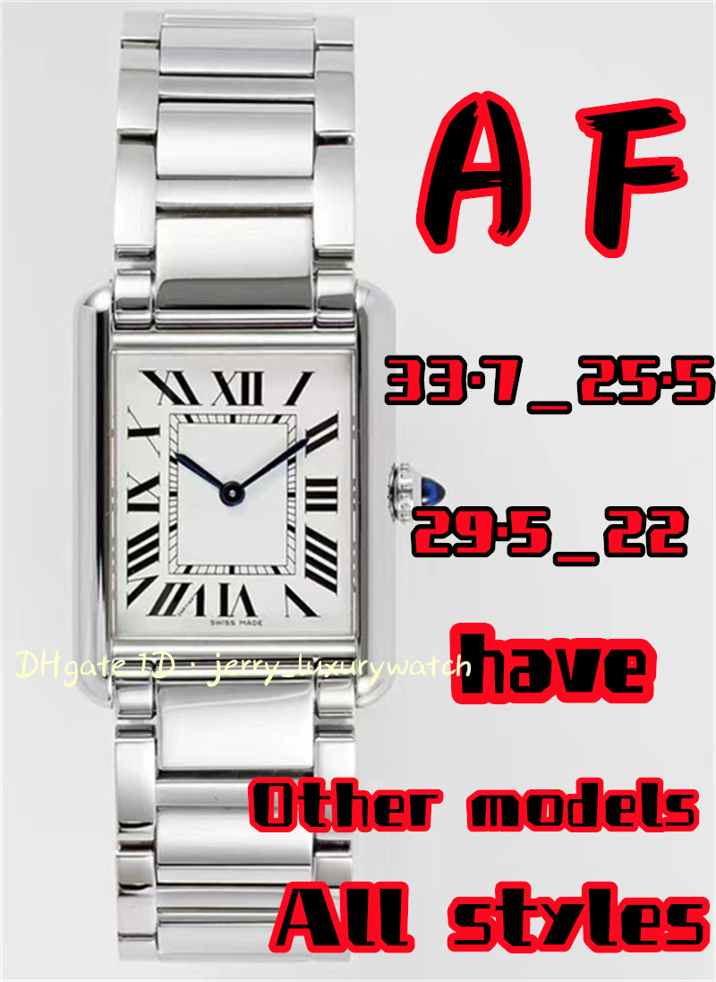 

AF tank Luxury women's Watch, Size: Medium 33.7*25.5mm small 29.5*22mm, 316L fine steel, Swiss quartz movement, sapphire glass, Only box.no watch