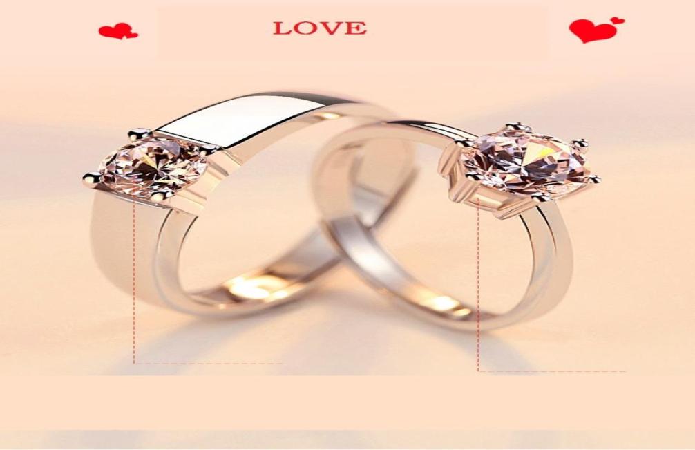 

Fashion Silver couple rings a couple of opening rings100 authentic product the gift for a boyfriend and girlfriendHigh 7804232